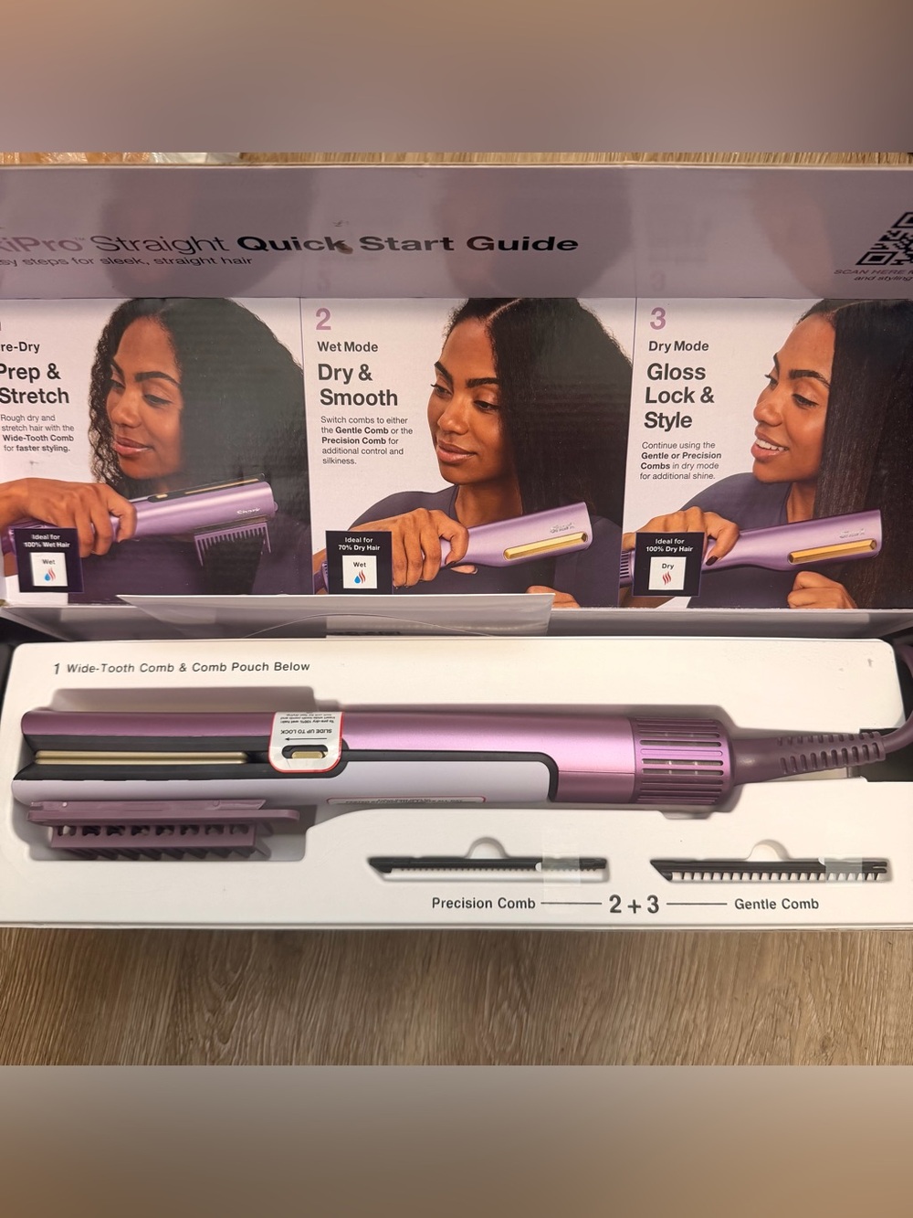 Shark SilkiPro Straight Wet to Dry Straightener + Rapid Blow Dryer HT400PU